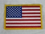 Picture of American Flag Emblem: 3" x 3 1/2"