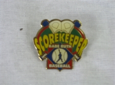 Picture of Babe Ruth Baseball Scorekeeper Pin