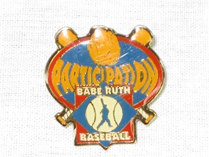 Picture of Babe Ruth Baseball Participation Pin