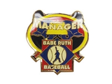 Picture of Babe Ruth Baseball Manager Pin