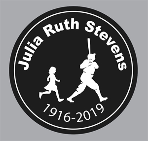 Picture of Julia Ruth Stevens Memorial Helmet Decal