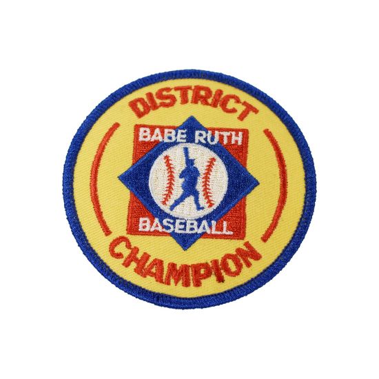 Picture of District Champion Emblem-Baseball: 3 3/8"