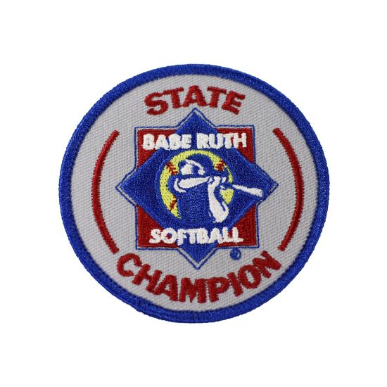 Picture of State Champion Award Shoulder Emblem-Softball 3 3/8"
